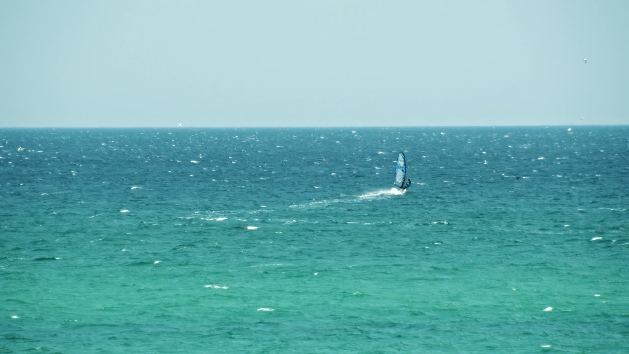 푸른 바다에서 윈드서퍼