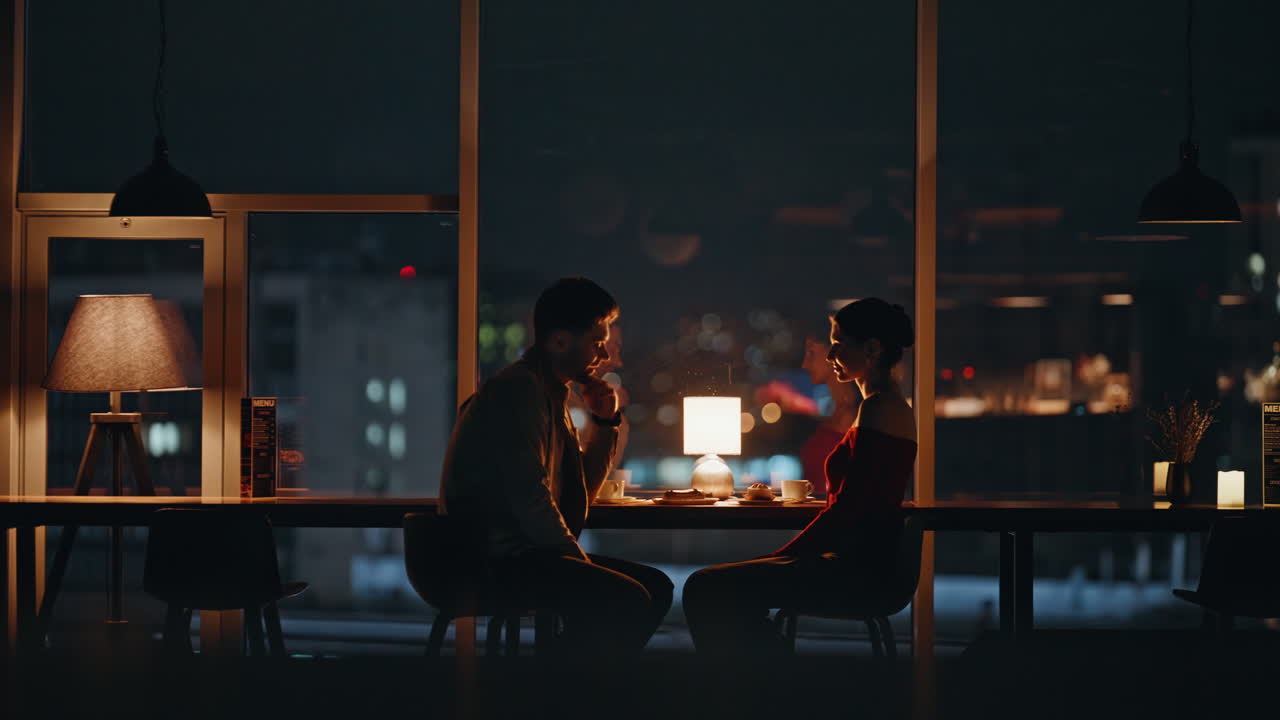 Romantic Date Night at a Restaurant