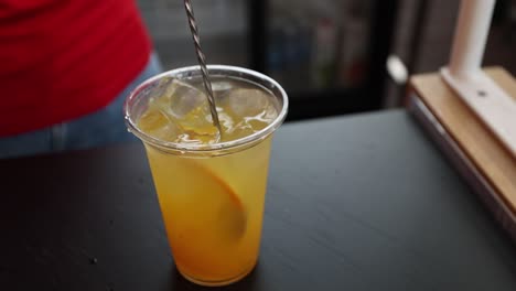 iced citrus drink