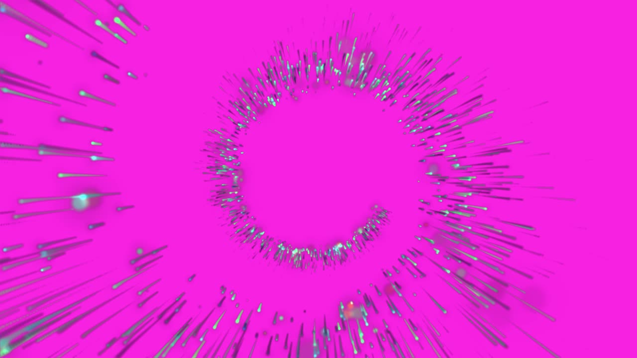 explosión radial rosa abstracta