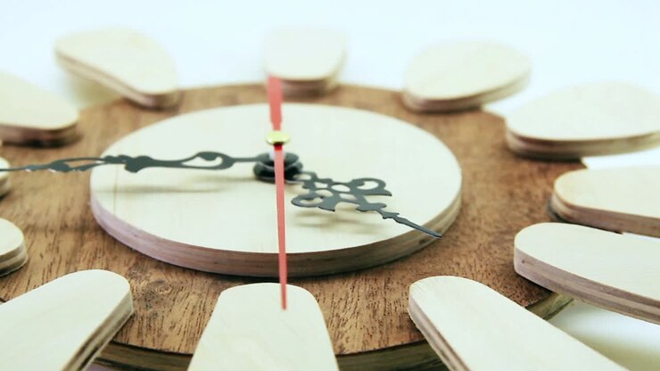 Wooden Plywood Wall Clock