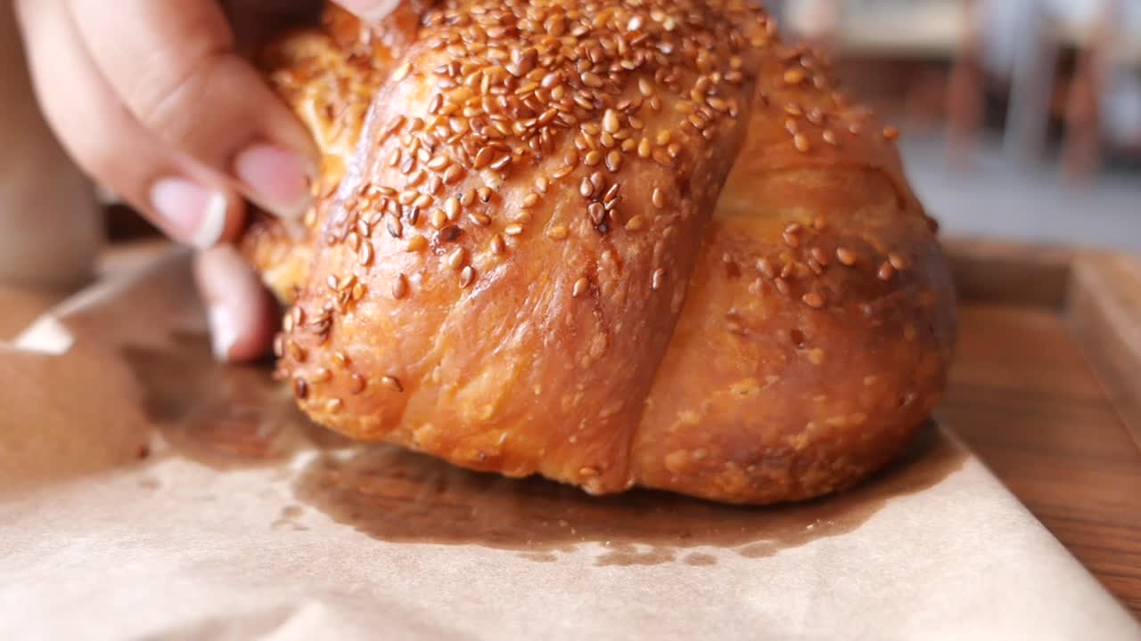 Sesame Seed Croissant