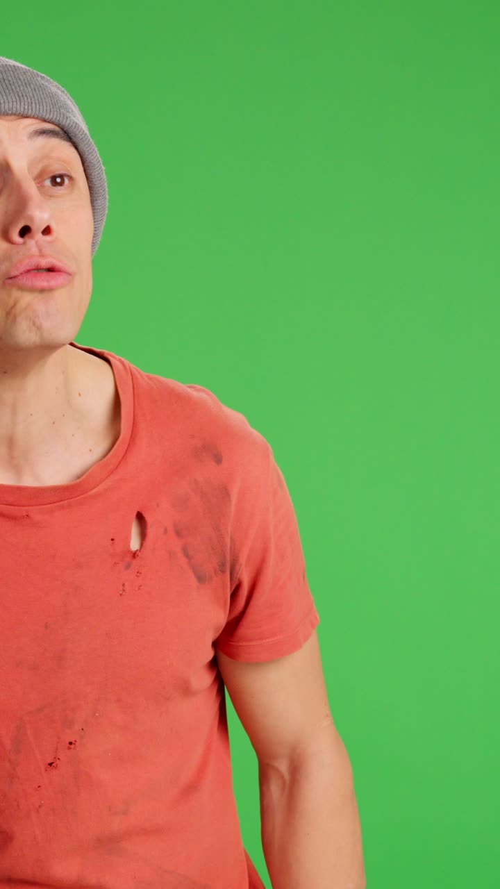 Rude and uneducated drunk man bothering girls