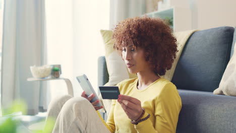 One-young-black-female-shopping-on-the-internet