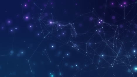 blue geometric shapes futuristic innovation feeling concepts of technology connectivity digital