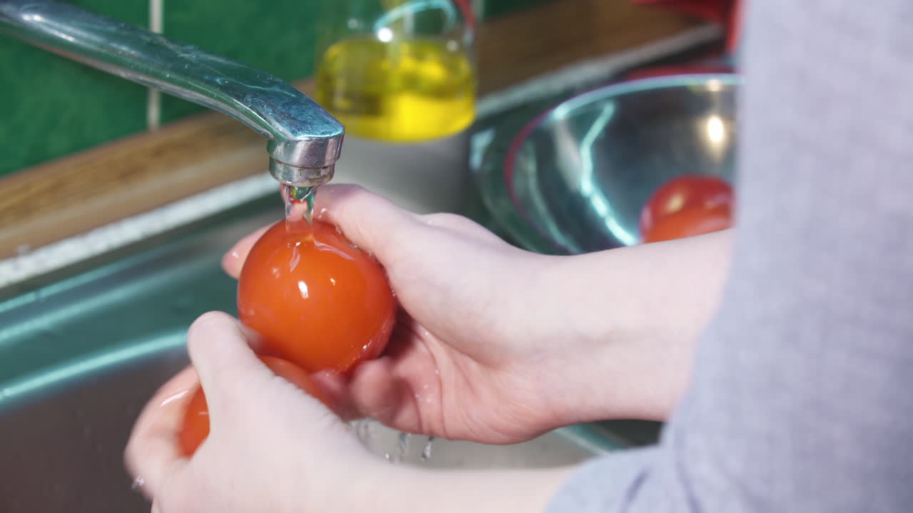 토마토를 는 것