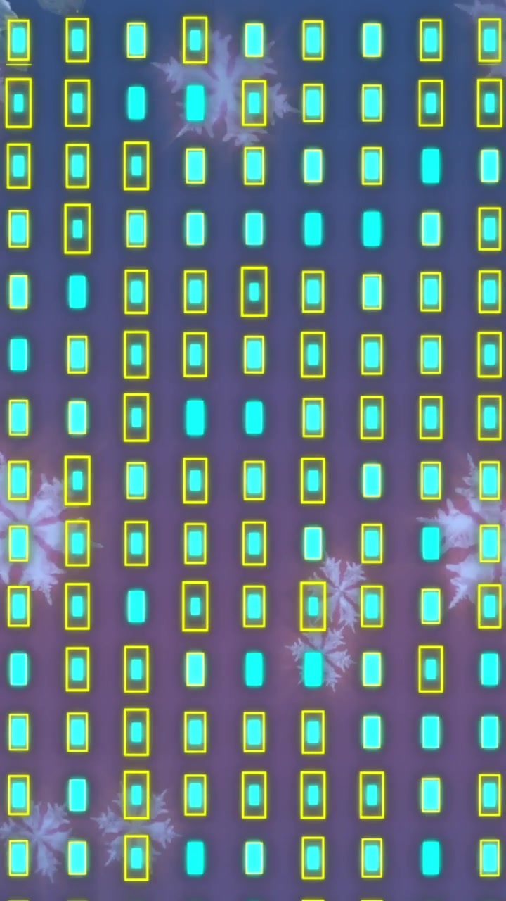 Animazione di file di cerchi rotanti su schermi digitali