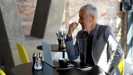 businessman talking on mobile phone in hotel 4k