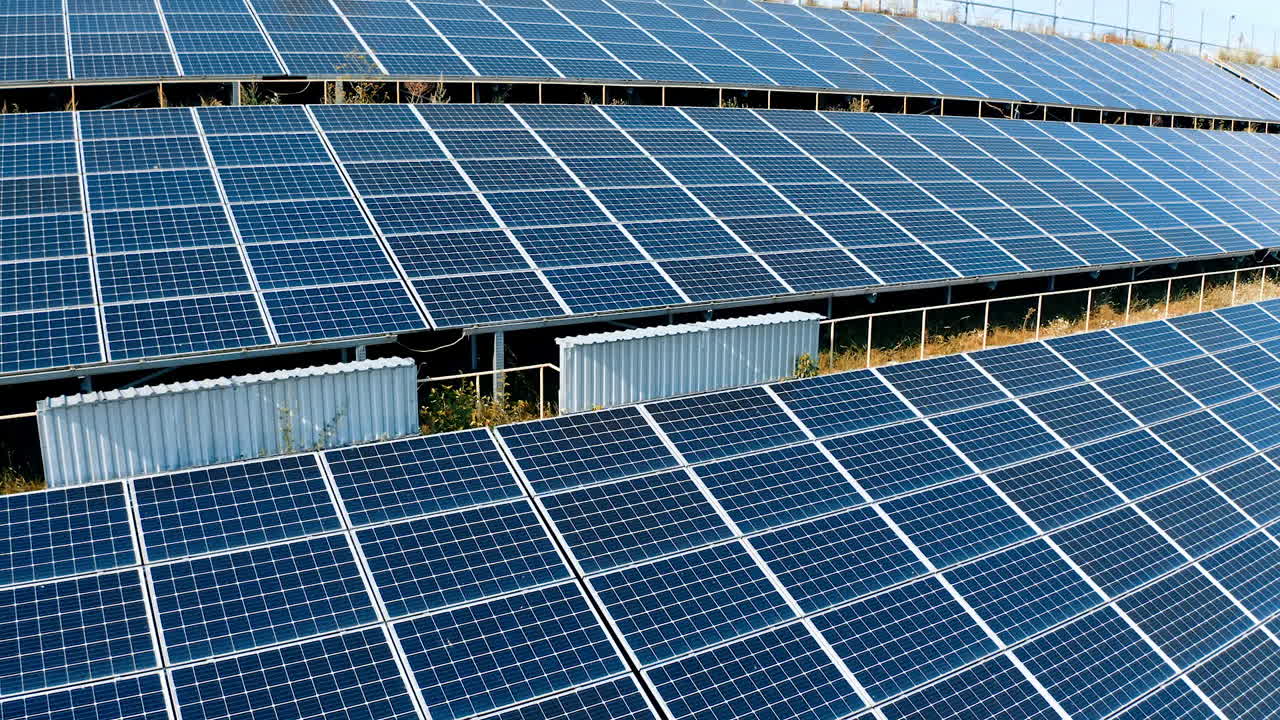 Green technology sun battery. Modern photovoltic solar renewable battery.