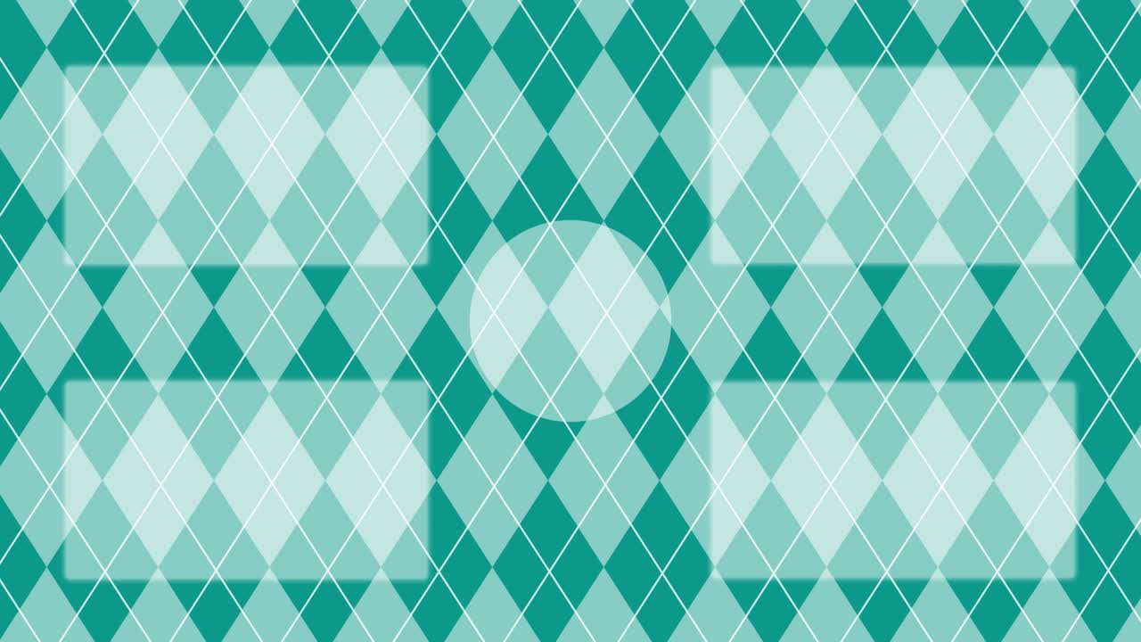 gráficos de movimiento de la pantalla de finalización de la tarjeta de finalización del patrón de argyle