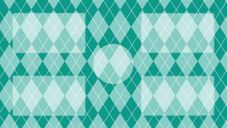 gráficos de movimiento de la pantalla de finalización de la tarjeta de finalización del patrón de argyle