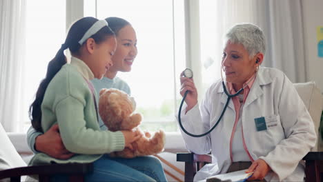 Doctor,-child-teddy-and-stethoscope-check