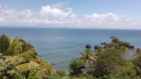 nice view of  samana peninsula, dominican republic