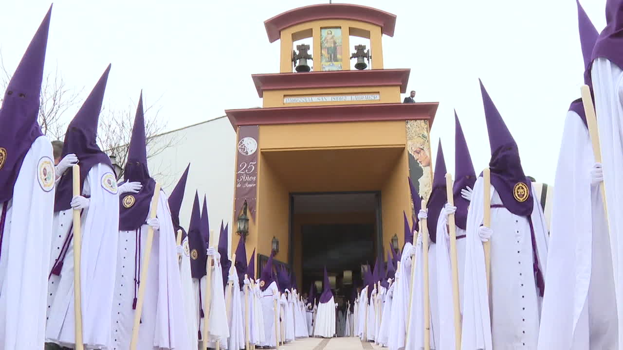 Religious Procession in a Church