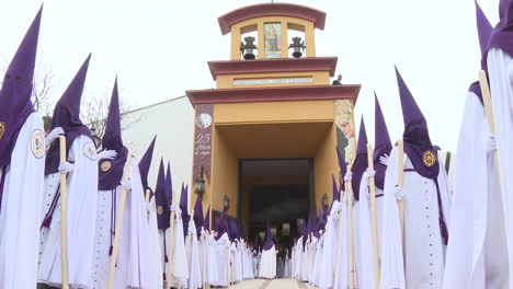 Religious Procession in a Church