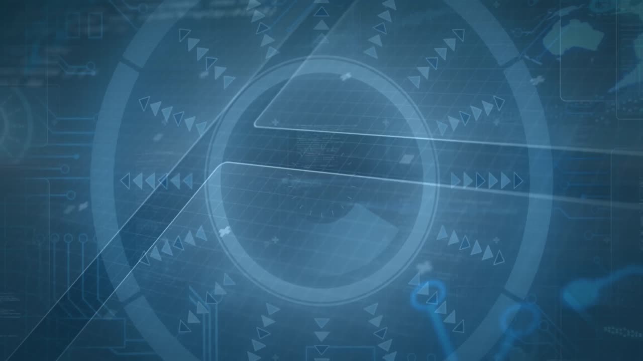 데이터 처리에 대한 범위 스캐닝의 애니메이션