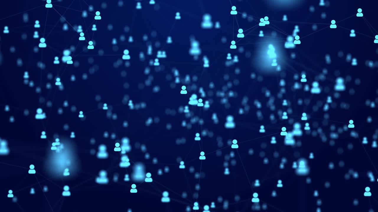 Abstract Network of People Connections