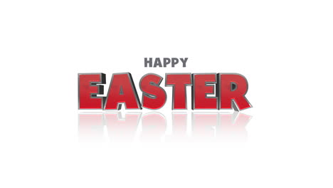 Modern-red-Happy-Easter-text-on-white-gradient