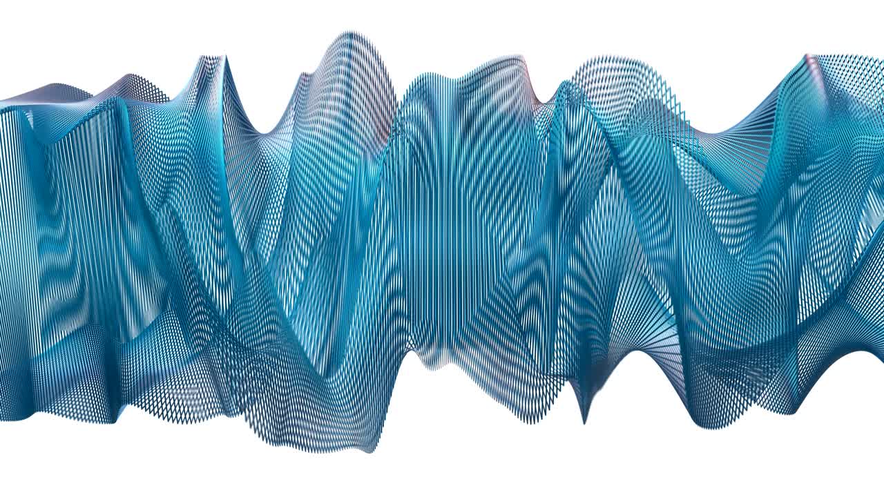 4k geometría ondulada abstracta.