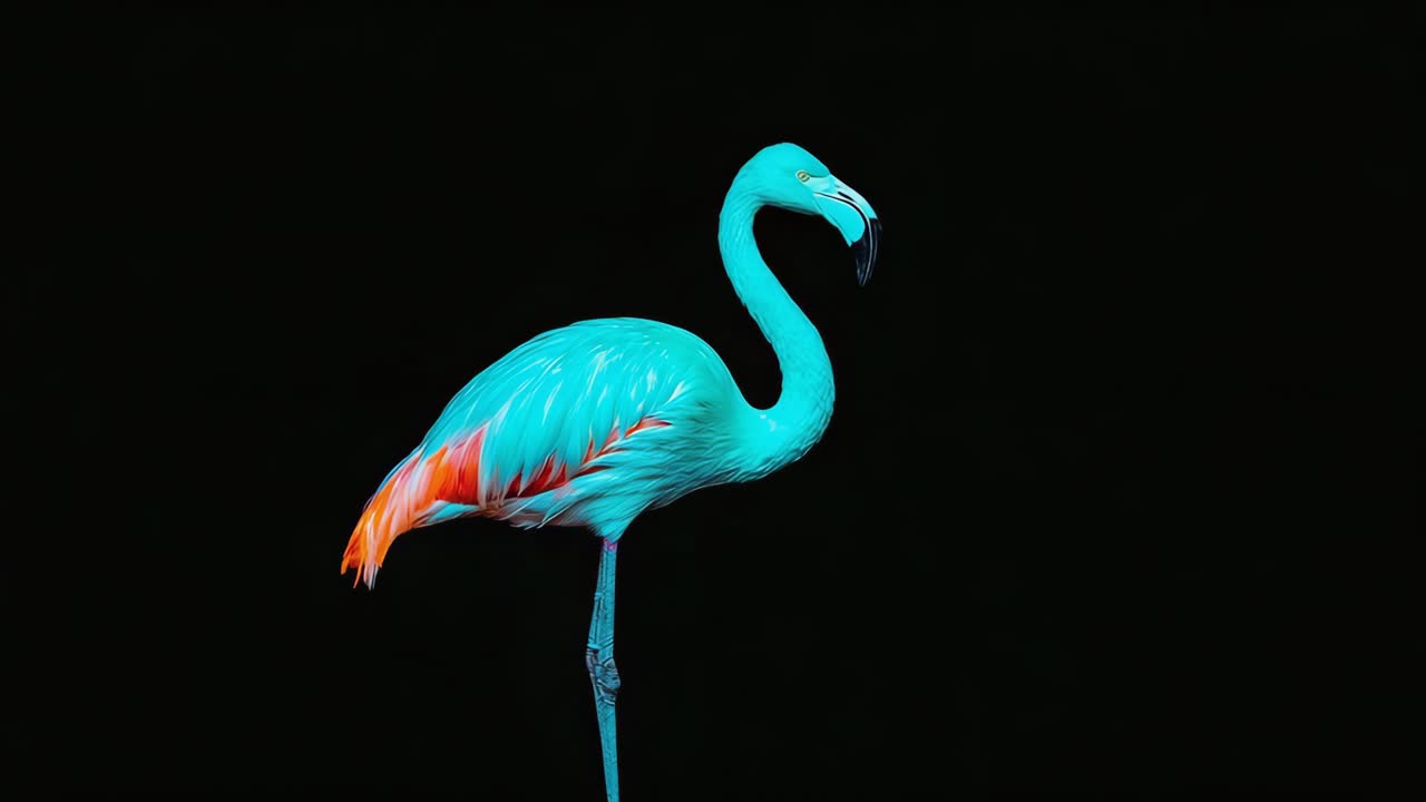 A Colorful Flamingo