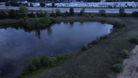 Day-for-night-clip-of-an-abandoned-racetrack