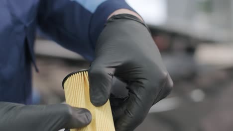 changing a car oil filter