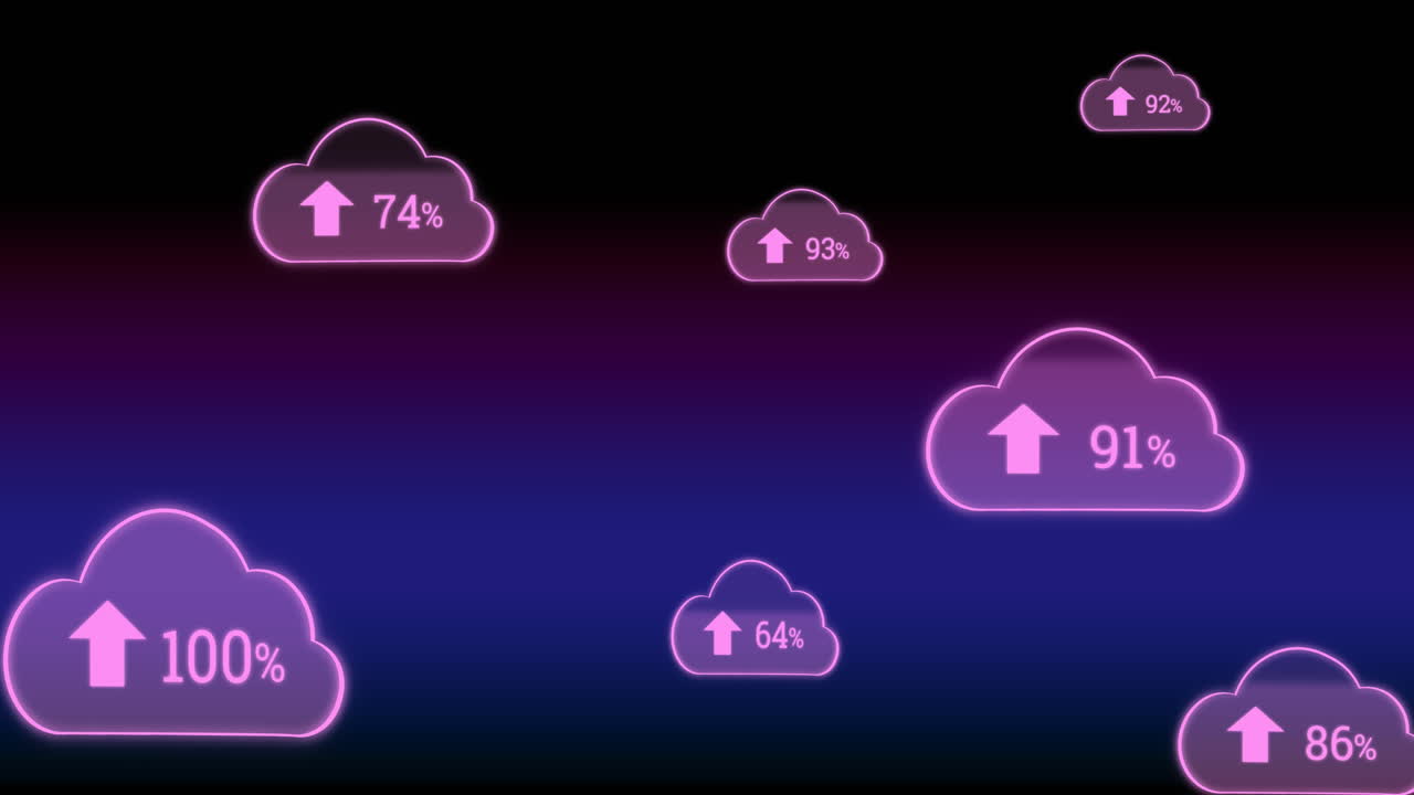 subiendo en la nube digital 4k