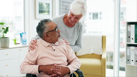 ancianos, pareja interracial
