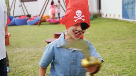 Boy-pretending-to-be-a-pirate-4k