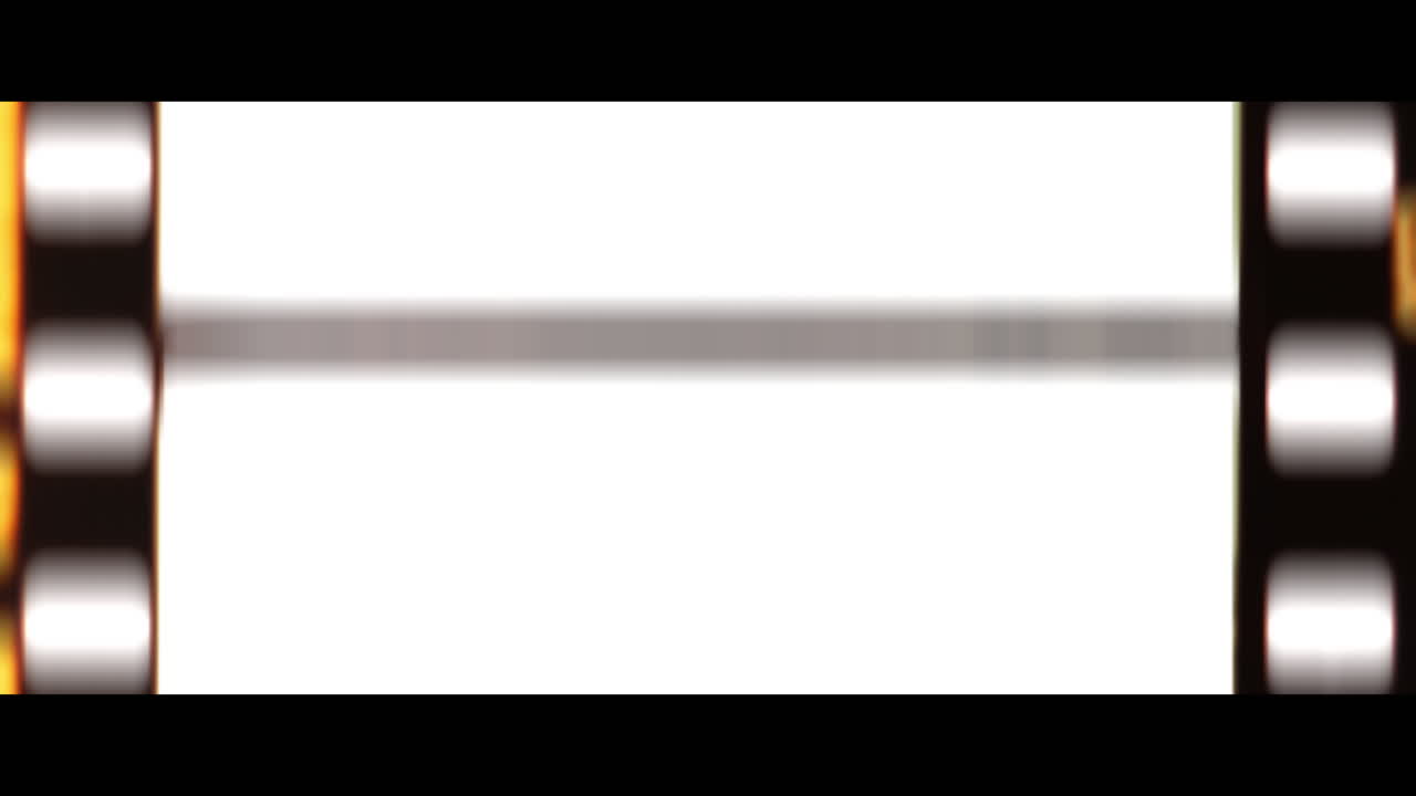 Real 35mm film anamorphic frame  overlay - mulitple frames - rewind - animated