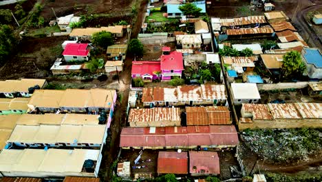 paisaje urbano rural de nairobi horizonte de la ciudad de kenya
