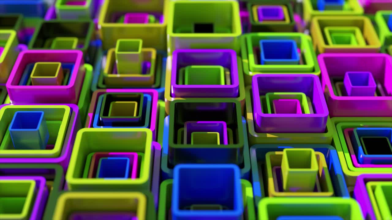 patrón cuadrado abstractamente colorido