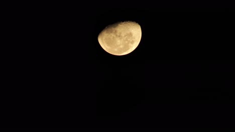 Timelapse-De-Luna-Naranja-Australia-Victoria-Gippsland-Maffra