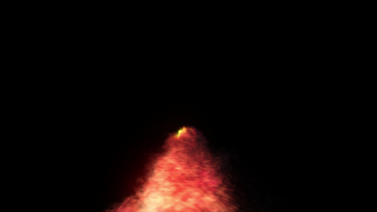 efecto de rastro de fuego