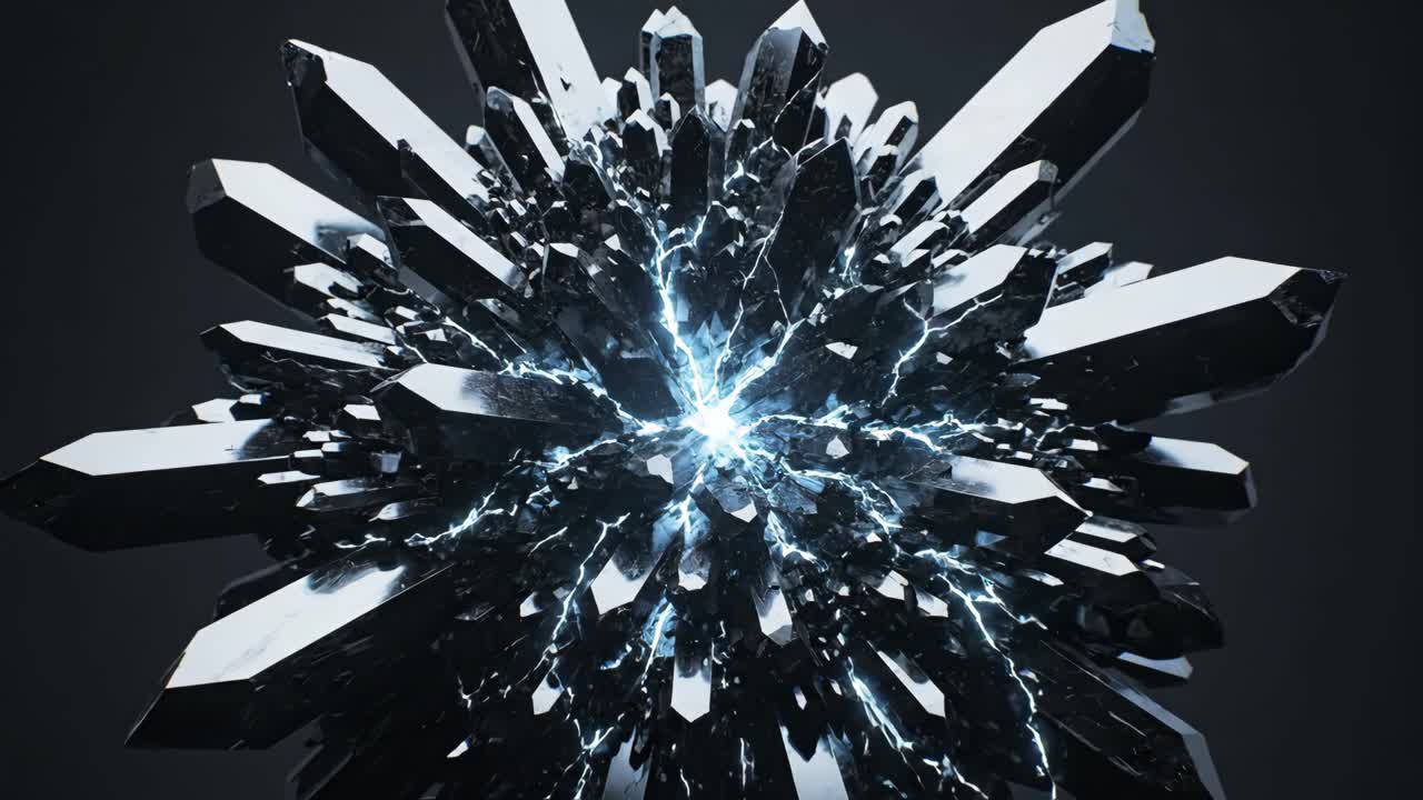 Abstract Crystals and Lightning