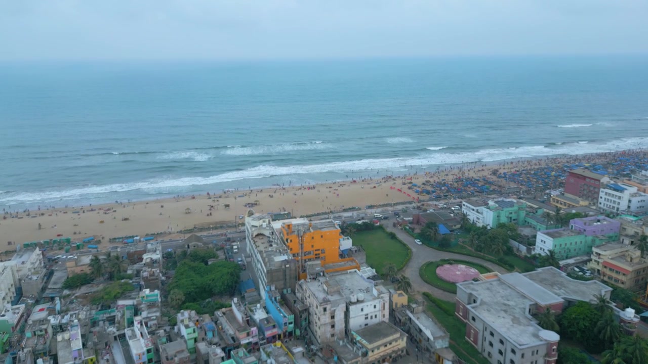 Vista aerea del Tempio di Sri Jagannath a Puri, Odisha.
