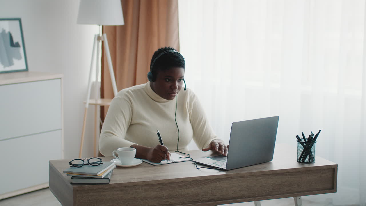 Woman Working From Home