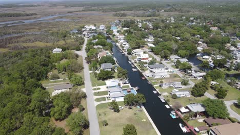 weeki wachee gärten unterteilung, weeki wachee fluss und jenkins creek in der ferne