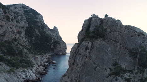 coastal cliffs and dramatic sea view