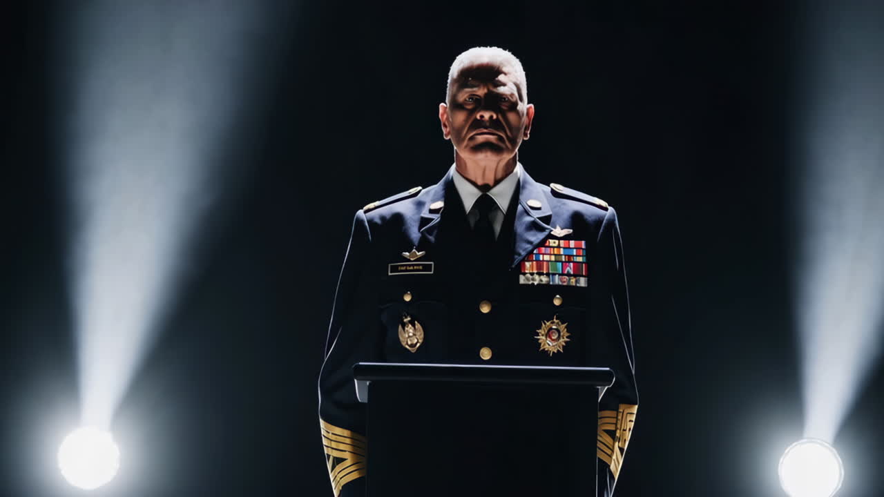 Military General at a Ceremony