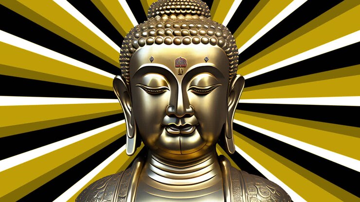 A.I generated buddha