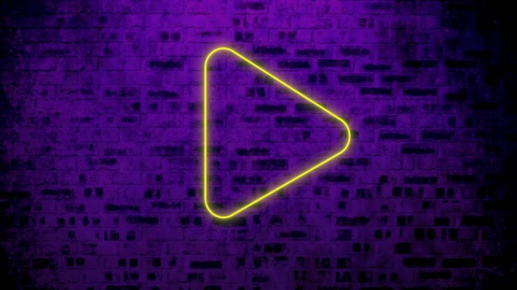 Tuğla duvarda beğenmeme işareti neon tabela 4K