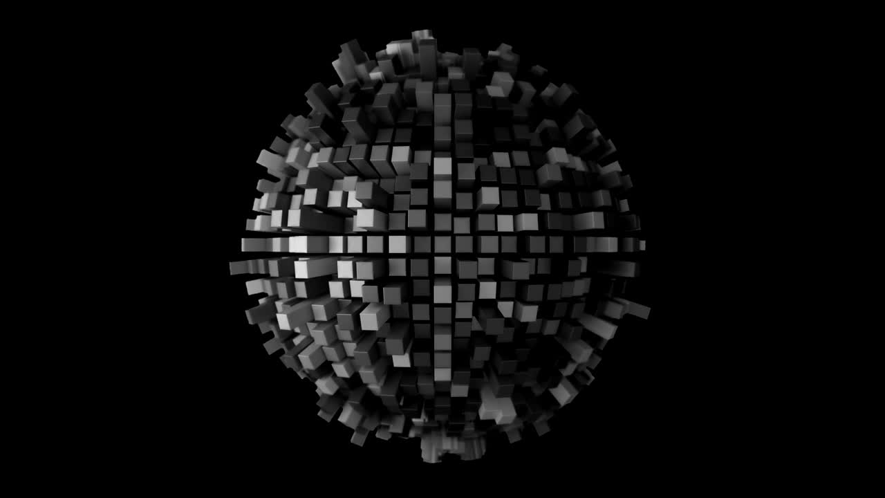 esfera de la tecnología abstracta 4k.