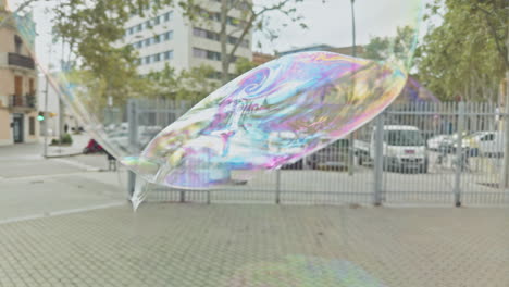 Cute young child making bubbles