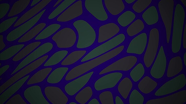 Dynamic Abstract Pattern of Moving Organic Shapes