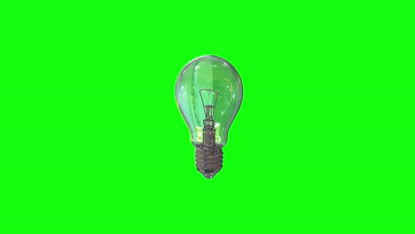 8 animations incandescent light bulb