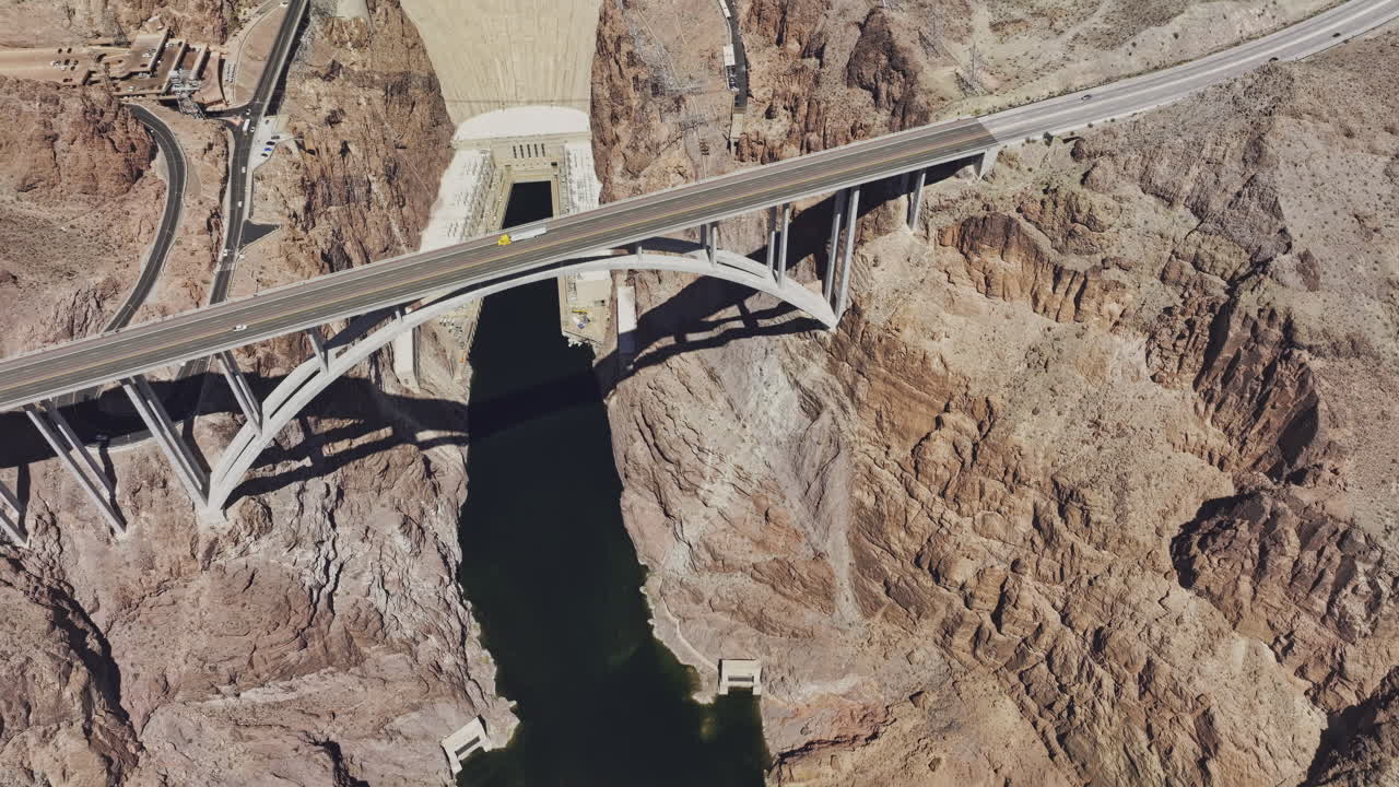 Aerial Views of Hoover Dam and Lake Mead