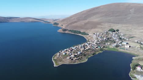 Discovering-Tabatskuri-Village,-One-of-the-most-beautiful-villages-in-Samtskhe-Javakheti-region