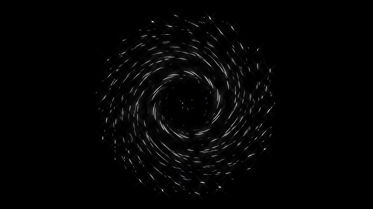 아름다운 비디오 빛나는, 밝은 반이는 점은 검은 바탕에 색으로 부드러운 움직임을 설정