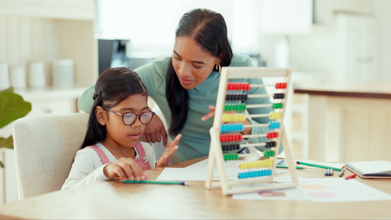 educación, tareas y matemáticas con el niño